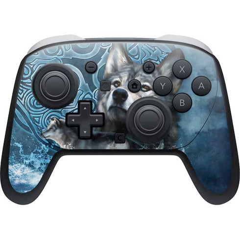 Celtic Wolf by Brigid Ashwood Nintendo Skins