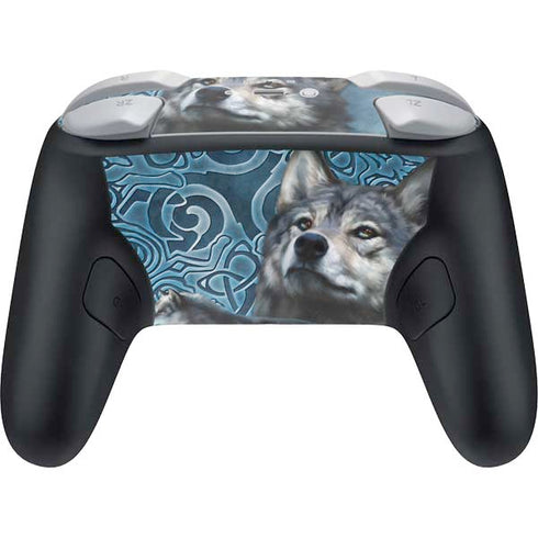 Celtic Wolf by Brigid Ashwood Nintendo Switch 2 (2025) Pro Controller Skin