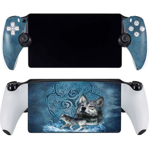 Celtic Wolf by Brigid Ashwood PlayStation PS5 Skins