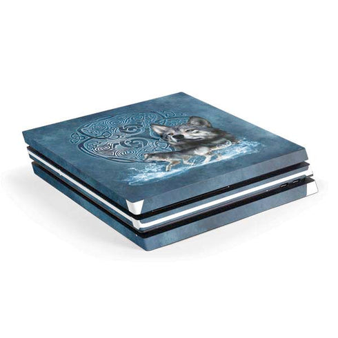 Celtic Wolf by Brigid Ashwood PlayStation PS4 Skins