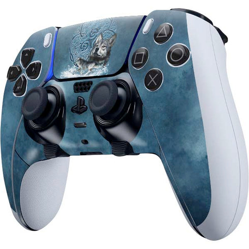 Brigid Ashwood Celtic Wolf PS5 DualSense Edge Pro Controller Skin