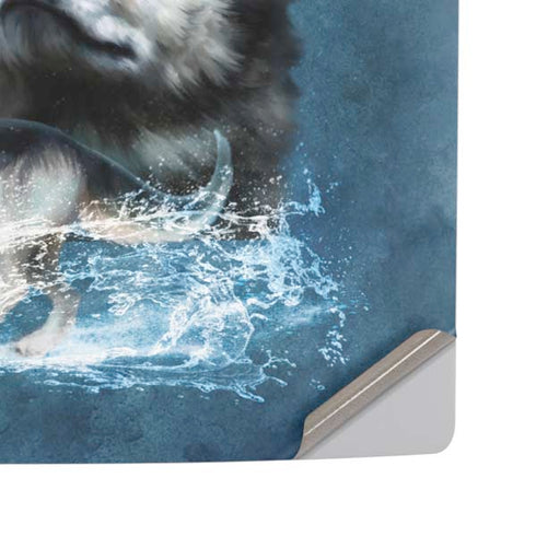 Celtic Wolf by Brigid Ashwood PS5 Pro Disk Console Skin