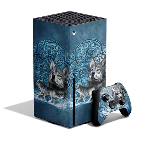 Celtic Wolf by Brigid Ashwood Xbox Series X Skins