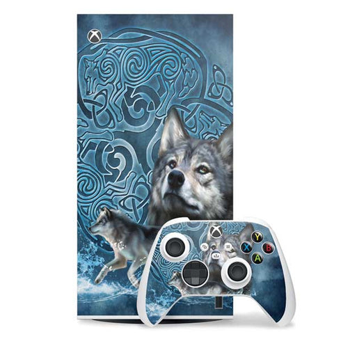 Celtic Wolf by Brigid Ashwood Xbox Series X Skins