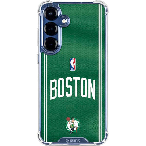 NBA Boston Celtics Jersey Galaxy S25 FE Clear Case