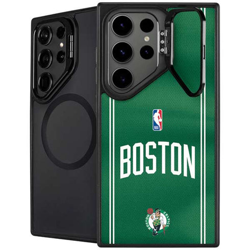 NBA Boston Celtics Jersey Galaxy S26 Ultra Kickstand Case