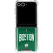 NBA Boston Celtics Jersey Galaxy Z Flip7 Clear Case