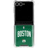 NBA Boston Celtics Jersey Galaxy Z Flip7 Clear Case