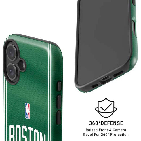 NBA Boston Celtics Jersey iPhone 16 Plus Magsafe Impact Case