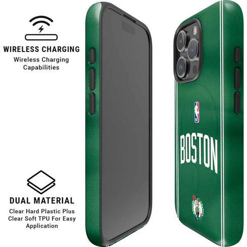 NBA Boston Celtics Jersey iPhone 16 Pro Magsafe Impact Case