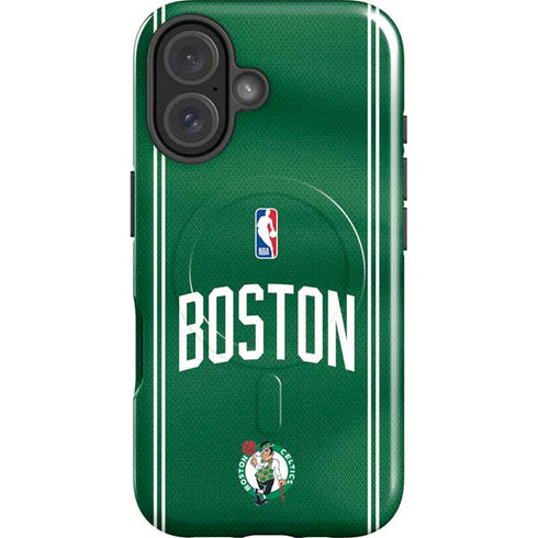 NBA Boston Celtics Jersey iPhone 17 Magsafe Impact Case