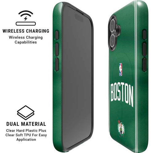 NBA Boston Celtics Jersey iPhone 17 Magsafe Impact Case