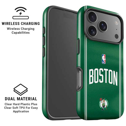 NBA Boston Celtics Jersey iPhone 17 Pro Magsafe Impact Case