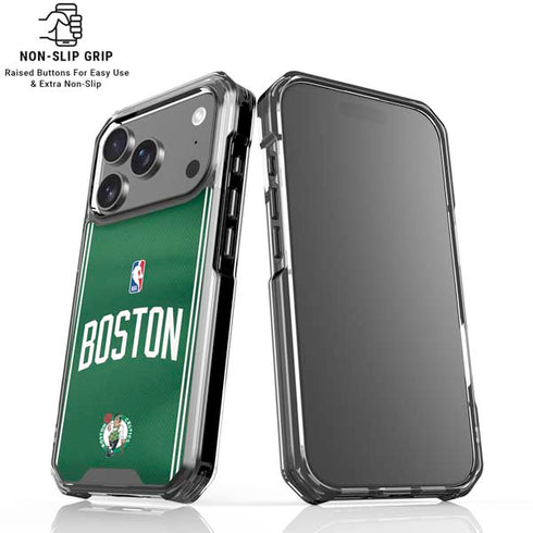 NBA Boston Celtics Jersey iPhone 17 Pro Max Clear Case