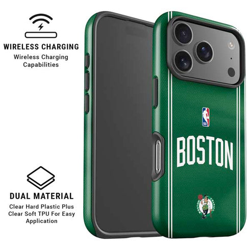 NBA Boston Celtics Jersey iPhone 17 Pro Max Magsafe Impact Case