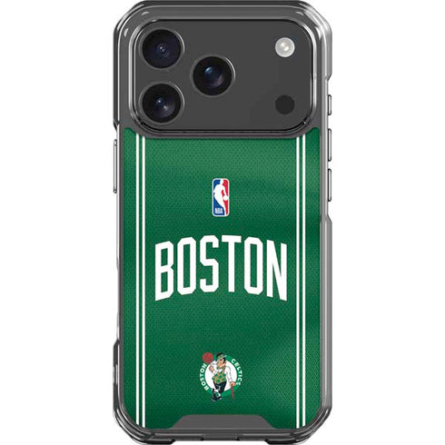 NBA Boston Celtics Jersey iPhone 18 Pro Clear Case