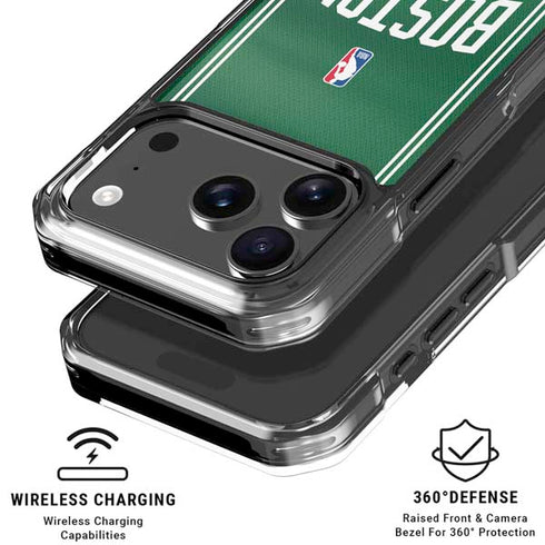 NBA Boston Celtics Jersey iPhone 18 Pro Clear Case