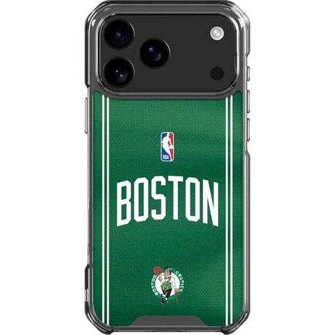 NBA Boston Celtics Jersey iPhone 18 Pro Max Clear Case