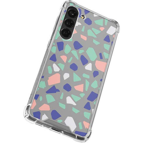 Cement Terrazzo Galaxy S24 FE Clear Case