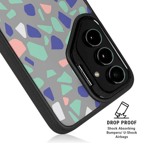 Cement Terrazzo Galaxy S24 FE Kickstand Case