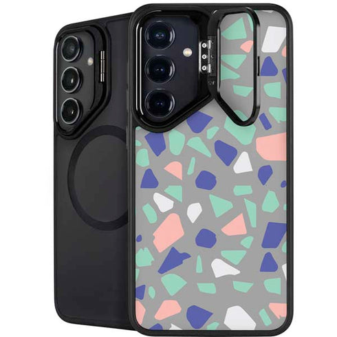 Cement Terrazzo Galaxy S24 Kickstand Case
