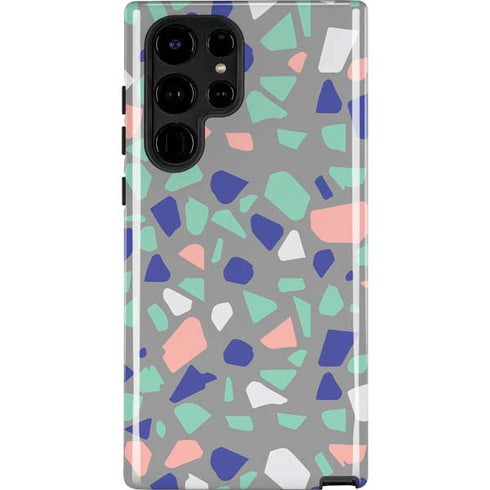 Cement Terrazzo Galaxy S25 Ultra Impact Case