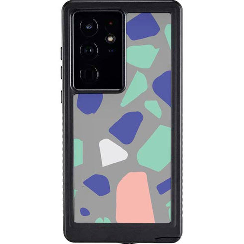 Cement Terrazzo Galaxy S24 Ultra Waterproof Case