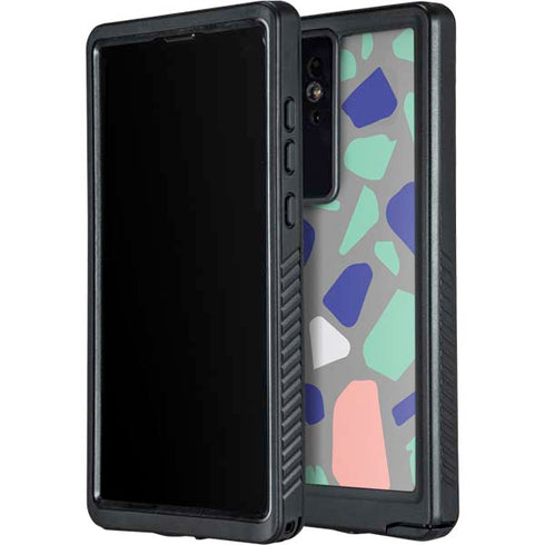 Cement Terrazzo Galaxy S24 Ultra Waterproof Case