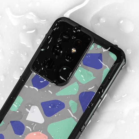 Cement Terrazzo Galaxy S24 Ultra Waterproof Case