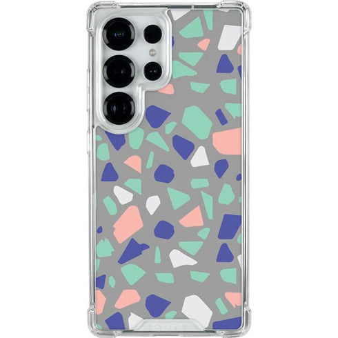 Cement Terrazzo Galaxy S25 Ultra Clear Case