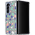 Cement Terrazzo Galaxy Z Fold5 5G Clear Case