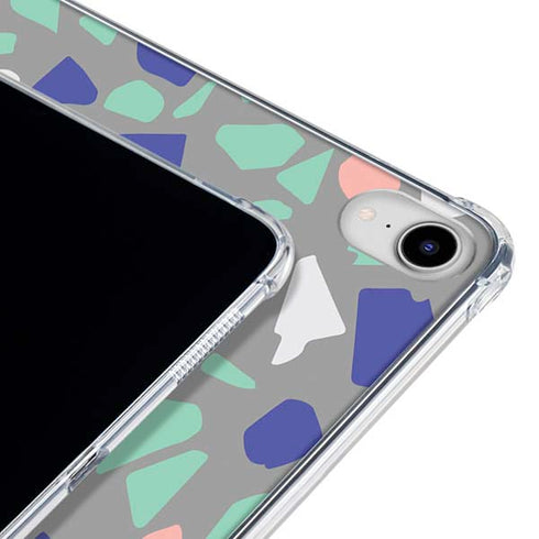 Cement Terrazzo iPad 11th Gen (2025) Clear Case