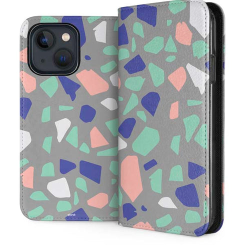 Cement Terrazzo iPhone 14 Folio Case
