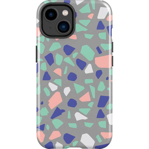 Cement Terrazzo iPhone 15 Impact Case
