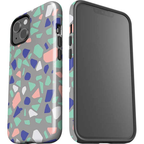 Cement Terrazzo iPhone 15 Impact Case
