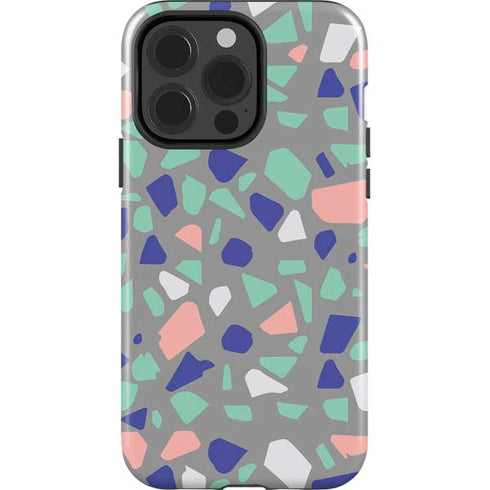 Cement Terrazzo iPhone 15 Pro Impact Case