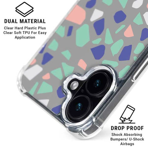 Cement Terrazzo iPhone 16 MagSafe Case
