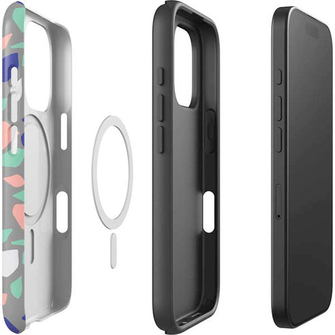 Cement Terrazzo iPhone 16 Pro Magsafe Impact Case