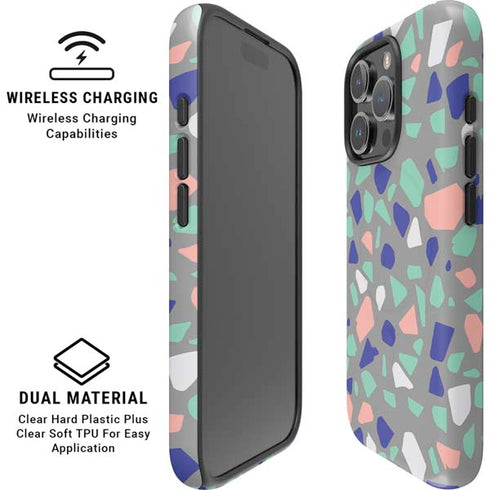Cement Terrazzo iPhone 16 Pro Magsafe Impact Case