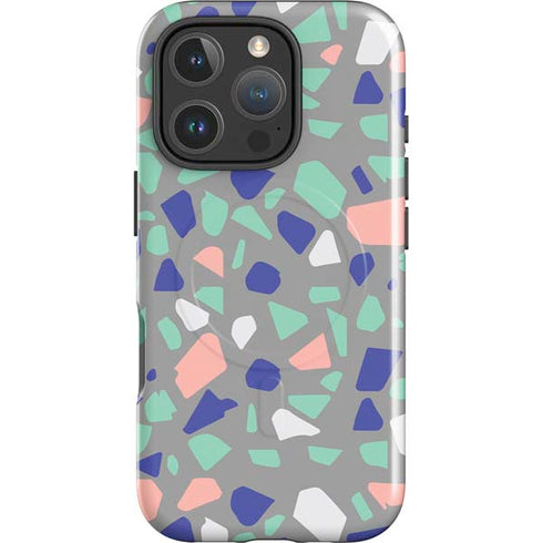 Cement Terrazzo iPhone 16 Pro Max Magsafe Impact Case
