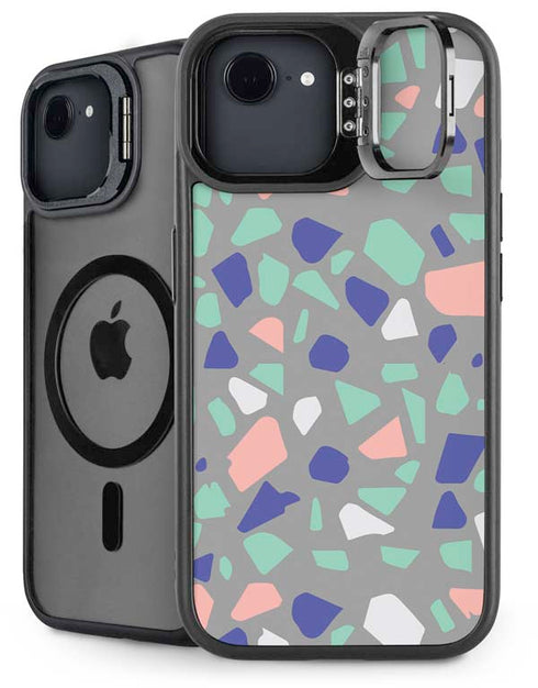 Cement Terrazzo iPhone 16e Kickstand Case