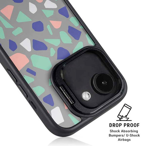 Cement Terrazzo iPhone 16e Kickstand Case