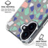 Cement Terrazzo iPhone 17 Clear Case