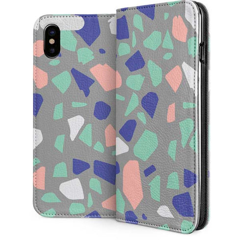 Cement Terrazzo iPhone 8 Folio Case