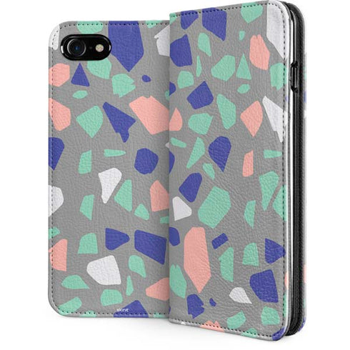 Cement Terrazzo iPhone SE (2nd & 3rd Gen) Folio Case