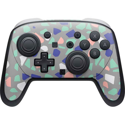 Cement Terrazzo Nintendo Skins