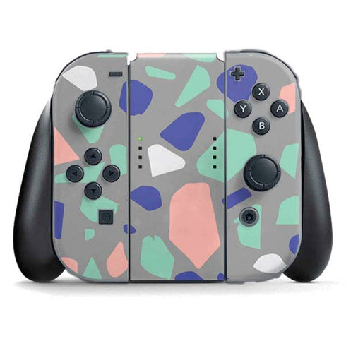 Cement Terrazzo Nintendo Skins
