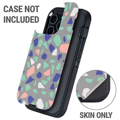 Cement Terrazzo Otterbox Defender iPhone Skin