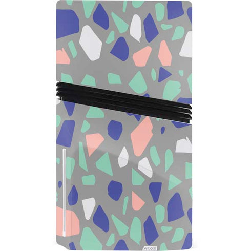 Cement Terrazzo PS5 Pro Disk Bundle Skin