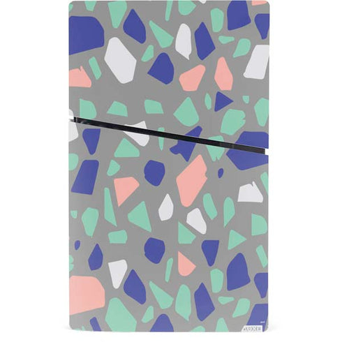 Cement Terrazzo PS5 Slim Digital Edition Console Skin